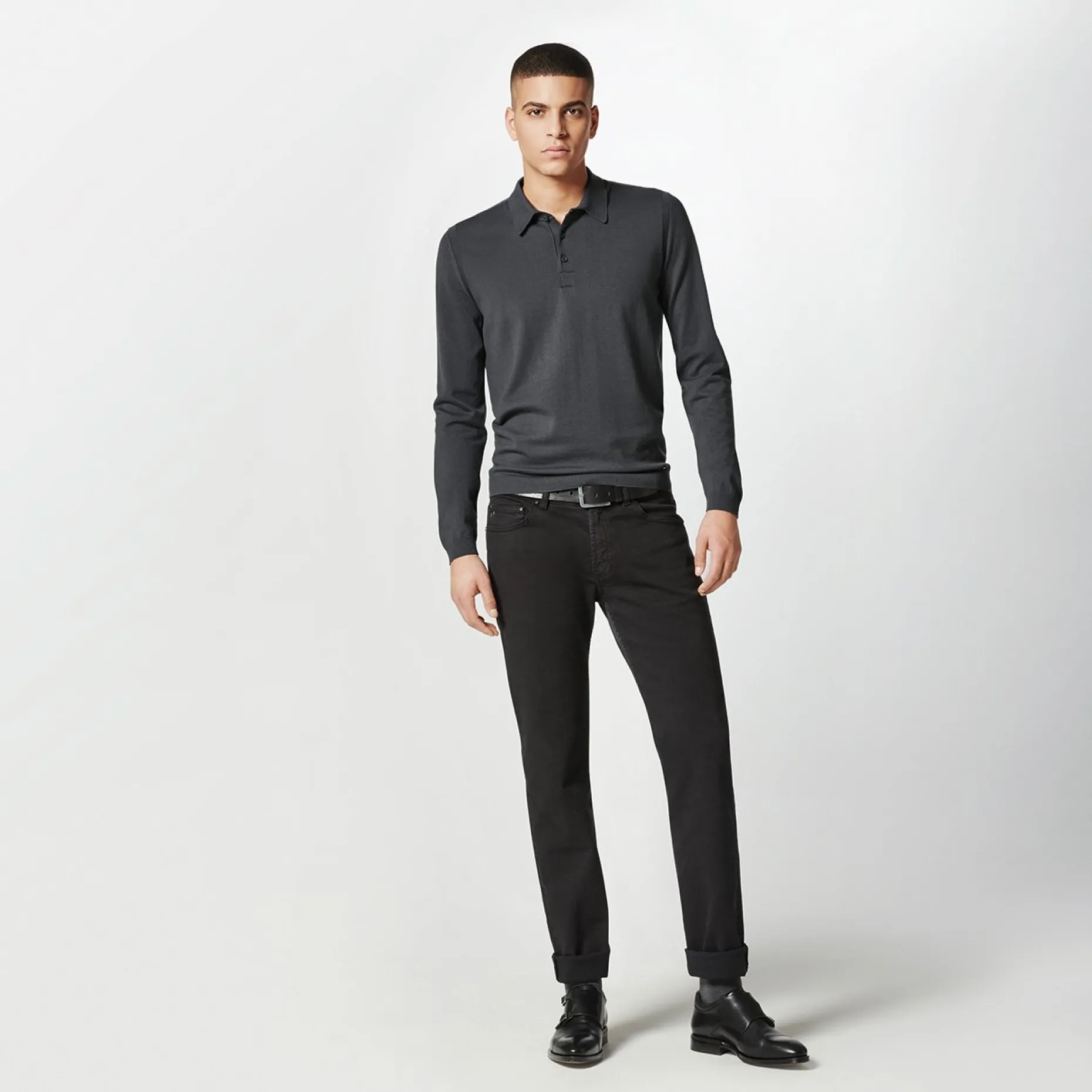 Long Sleeve Polo