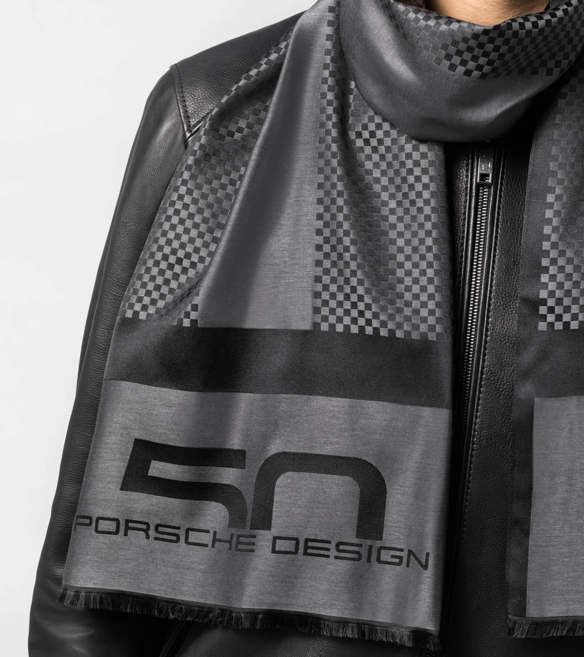 50Y Chequered Flag Scarf