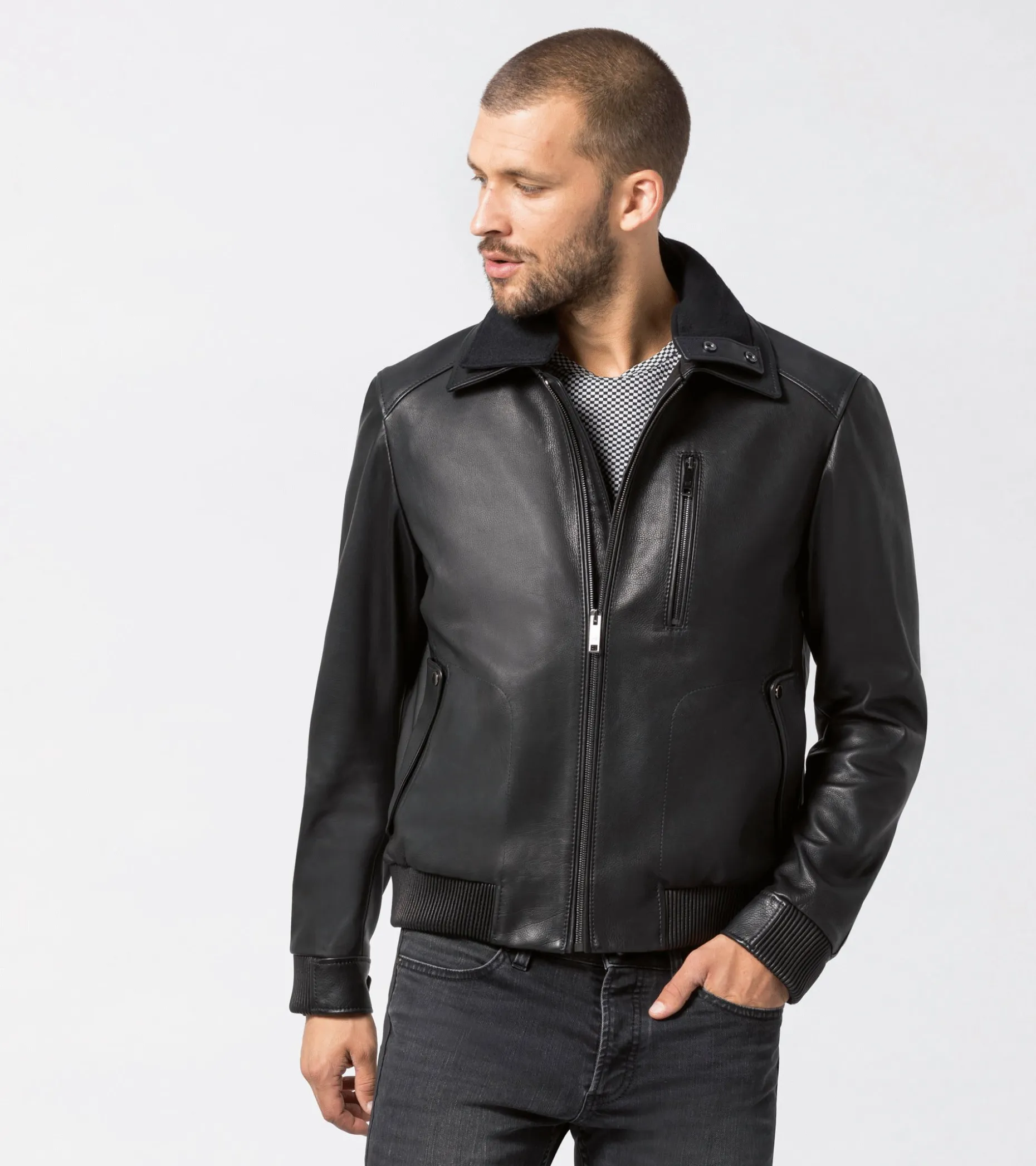 50Y Targa Leather Jacket