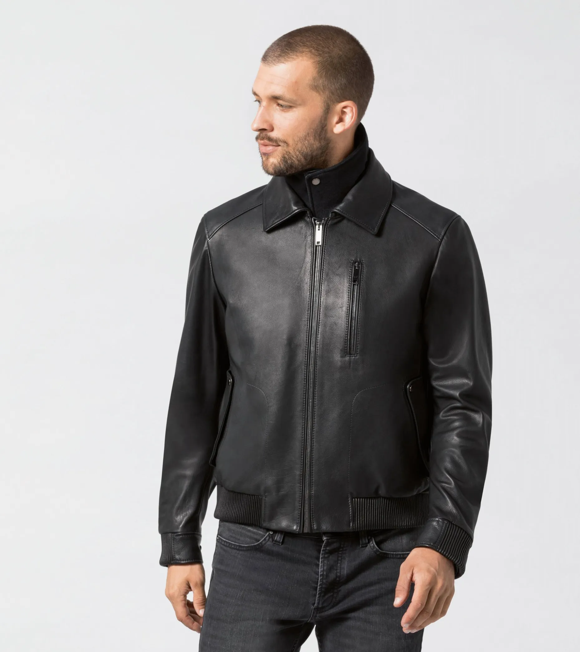 50Y Targa Leather Jacket