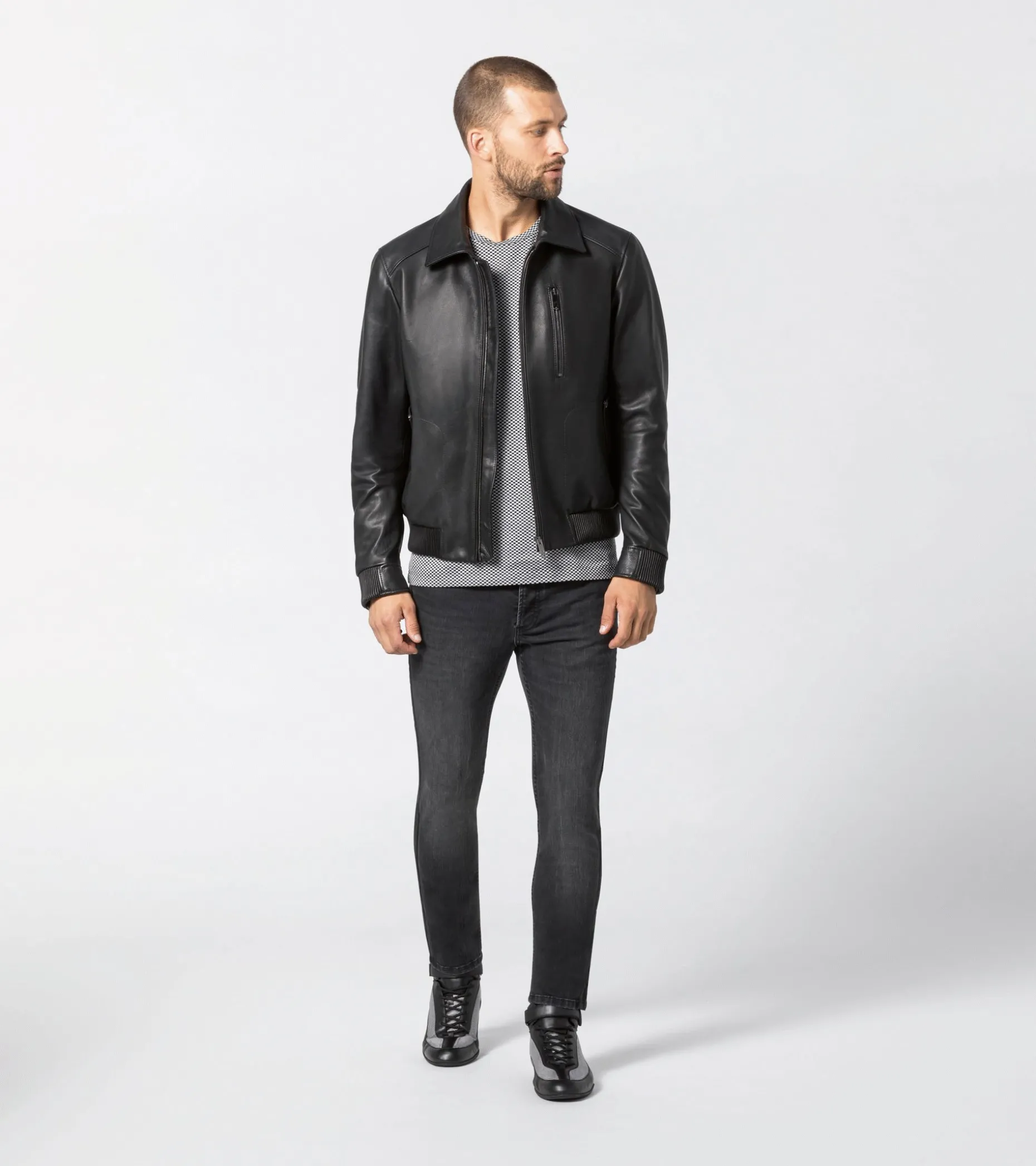 50Y Targa Leather Jacket