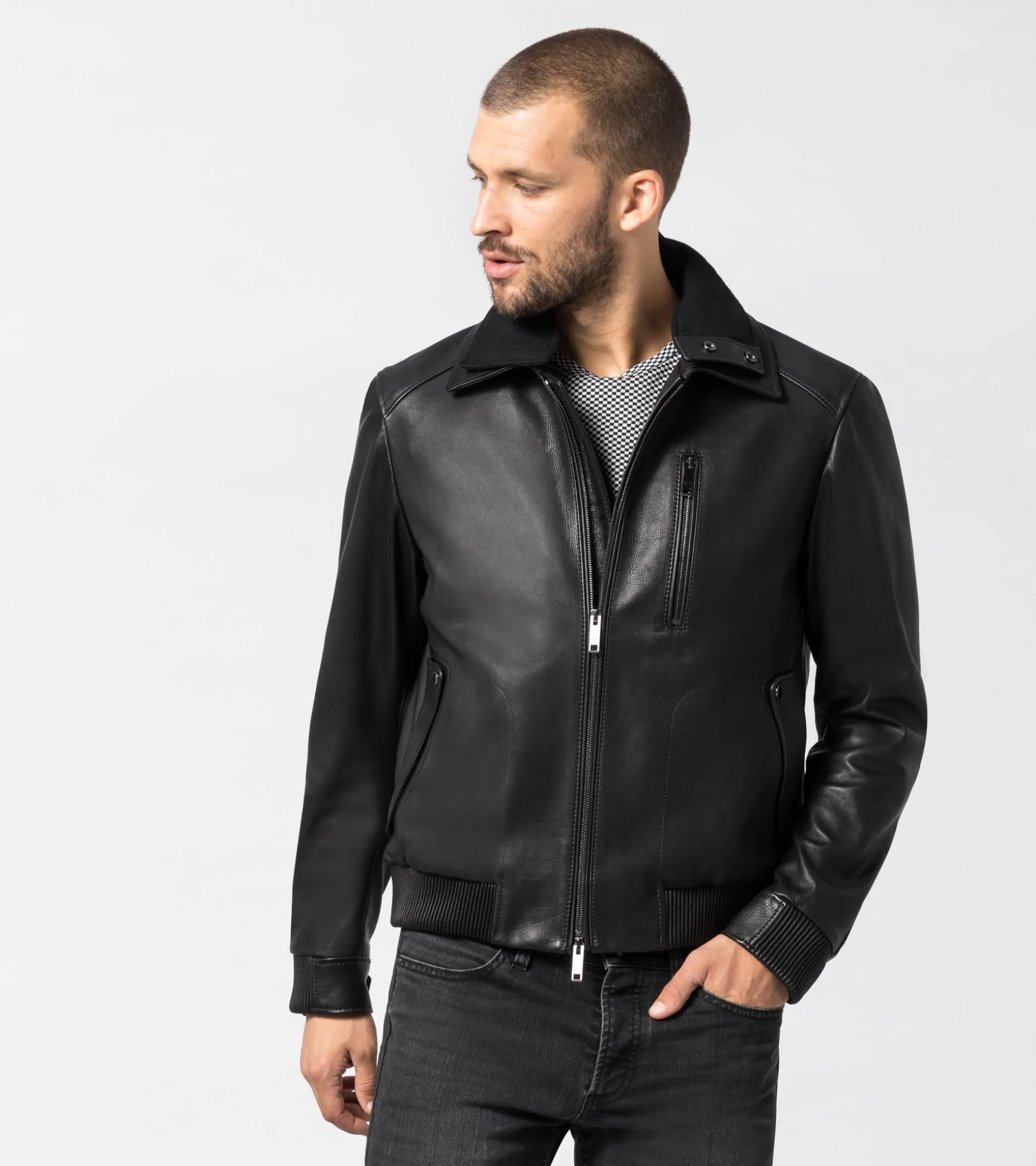 50Y Targa Leather Jacket